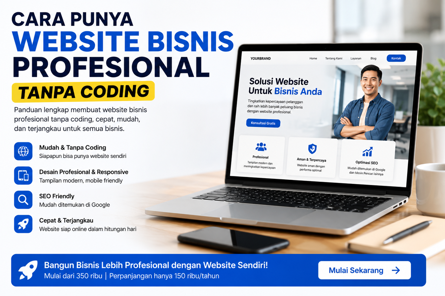 buat website murah dan profesional tanpa coding